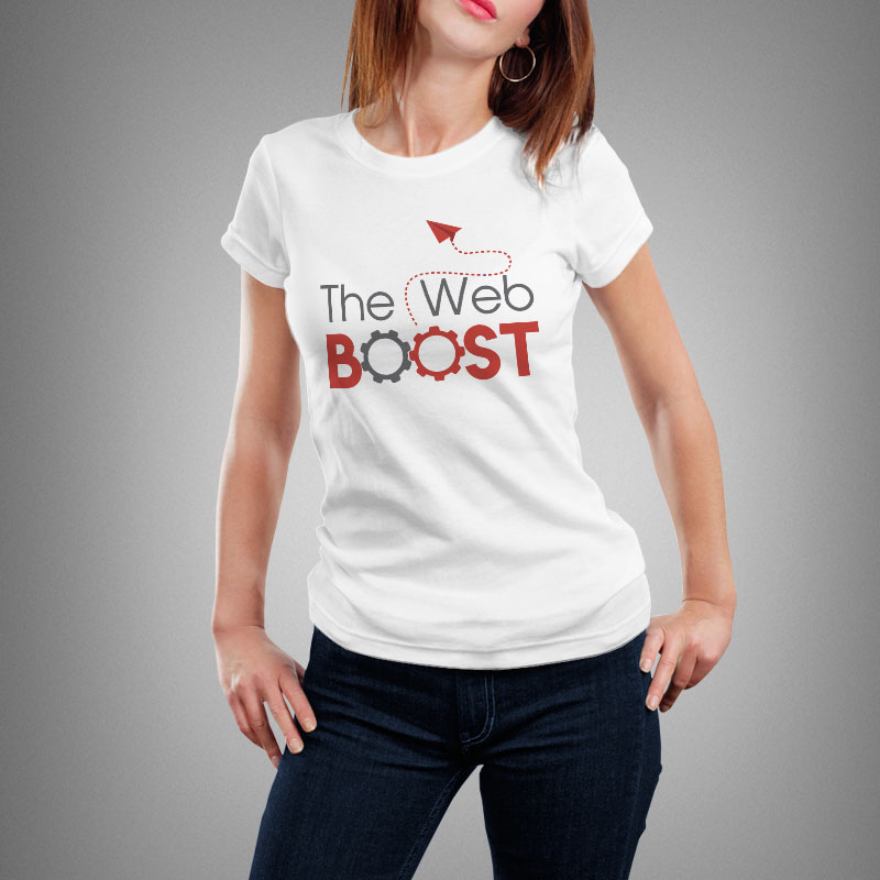 Flocage t-shirt the web boost